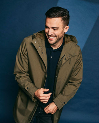 Suitable jas hood tech olijfgroen