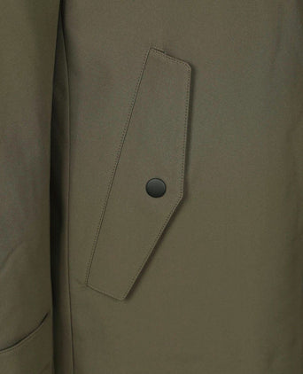 Suitable jas hood tech olijfgroen