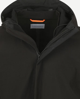 Jas softshell eleganto zwart