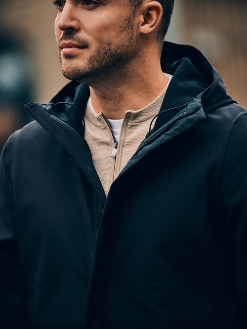 Jas softshell eleganto zwart