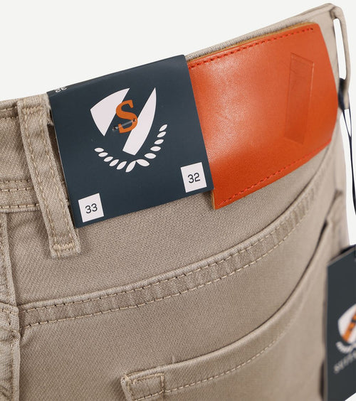 Suitable kant jeans beige