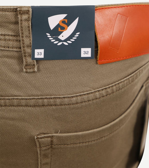 Suitable kant jeans khaki