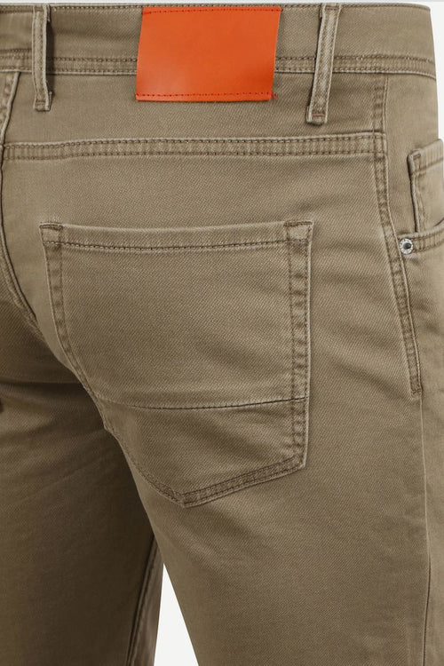 Suitable kant short khaki | Slim-fit