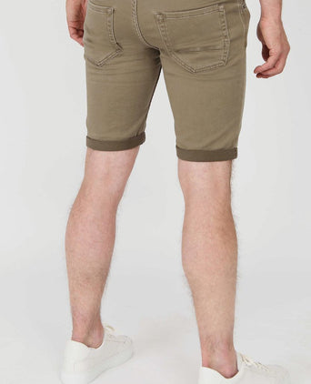 Suitable kant short khaki | Slim-fit