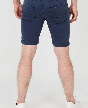 Suitable kant short donkerblauw | Slim-fit