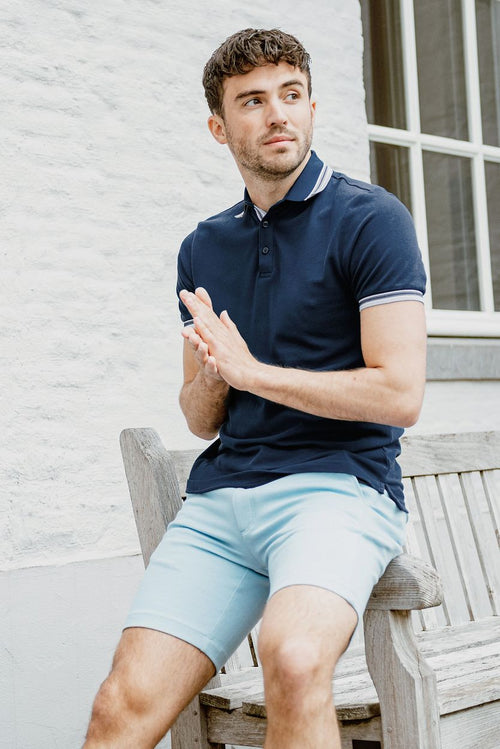 Kick polo donkerblauw