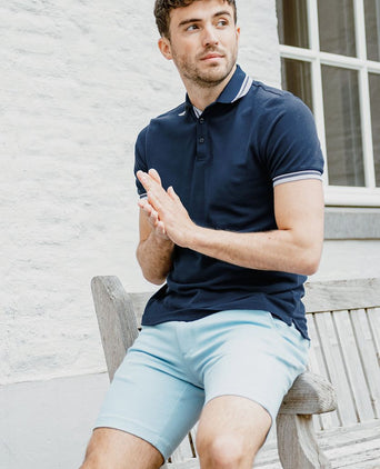 Kick polo donkerblauw