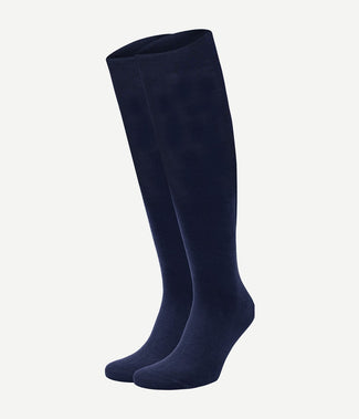 Kniekousen donkerblauw Kniekousen donkerblauw