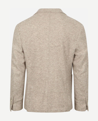 Knitted colbert unlined beige