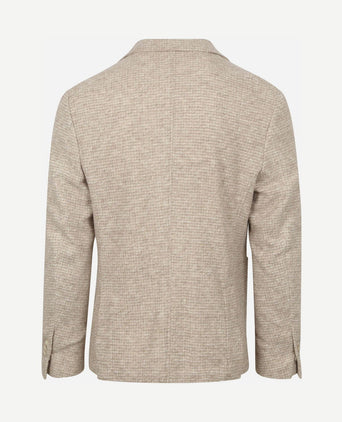Knitted colbert unlined beige