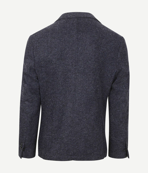 Suitable knitted colbert unlined donkerblauw