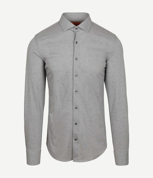 Suitable knitted grijs | Slim-fit