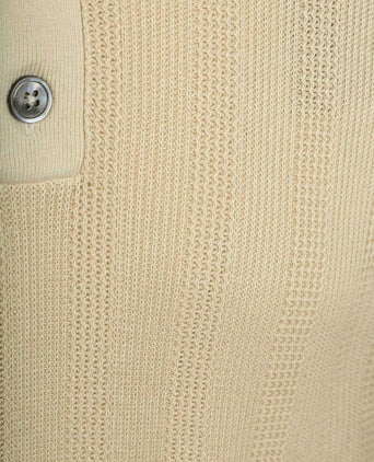 Knitted jacquard polo sand