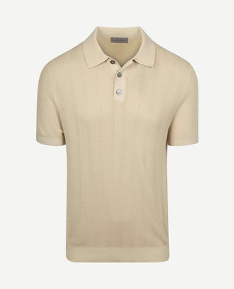 Knitted jacquard polo sand