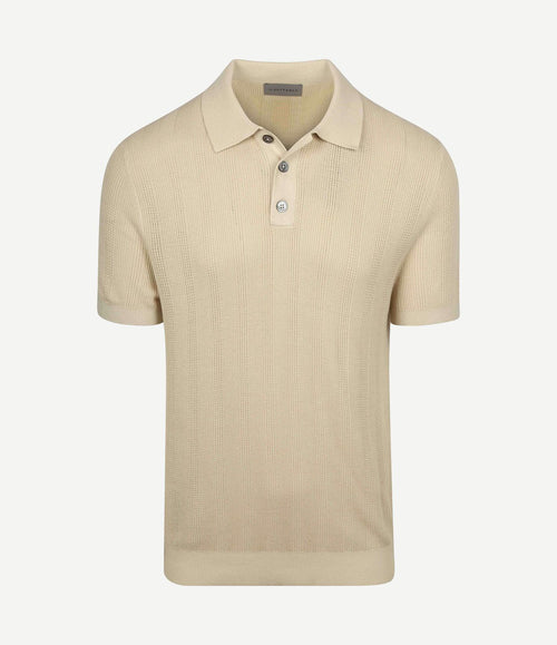 Knitted jacquard polo sand