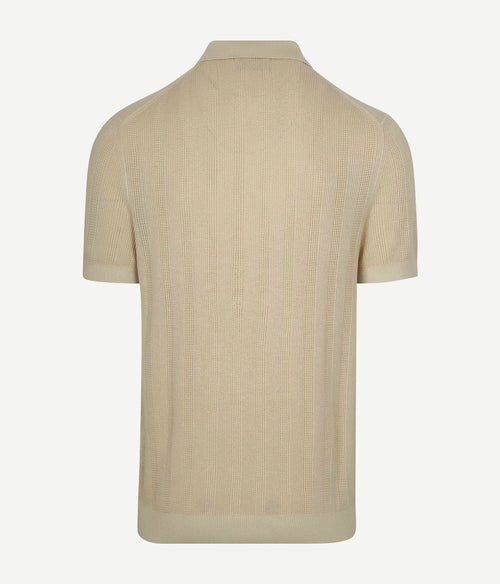 Knitted jacquard polo sand