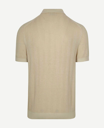 Knitted jacquard polo sand