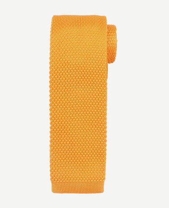 Suitable knitted stropdas geel tk-03