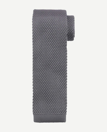 Knitted stropdas grijs tk-02