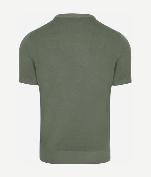 Suitable knitted t-shirt groen