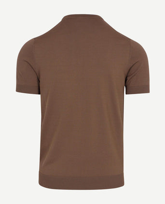 Knitted t-shirt wake tabacco