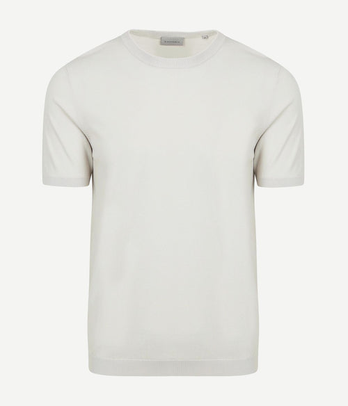 Suitable knitted t-shirt wap ecru