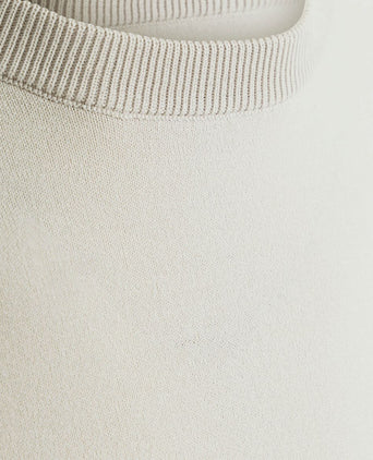 Suitable knitted t-shirt wap ecru