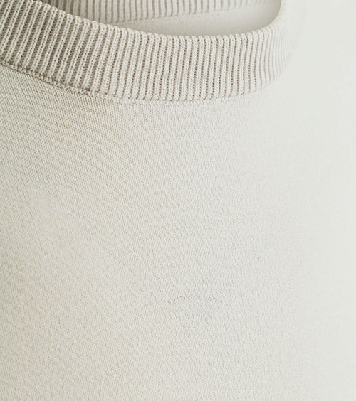 Suitable knitted t-shirt wap ecru