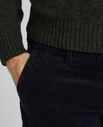 Suitable lamswol trui ronde hals antraciet | Regular-fit