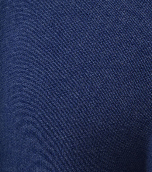 Lamswol trui ronde hals royal blauw