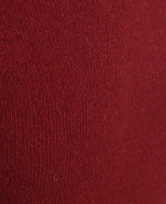 Suitable lamswol trui v-hals bordeaux | Regular-fit