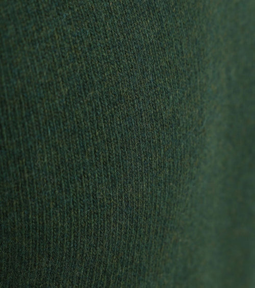 Suitable lamswol trui v-hals donkergroen | Regular-fit