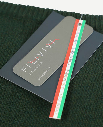 Suitable lamswol trui v-hals donkergroen | Regular-fit