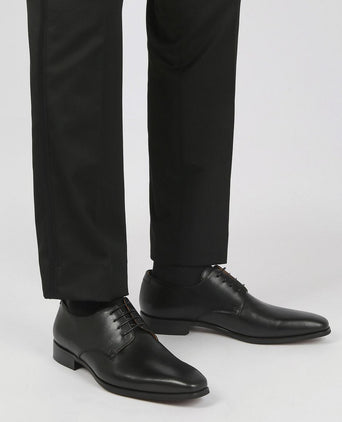 Suitable leren Derby herenschoen zwart