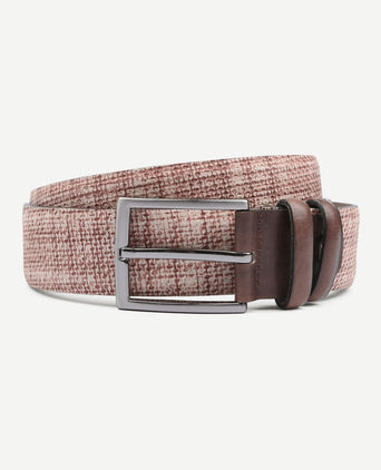 Suitable leren riem mid bruin