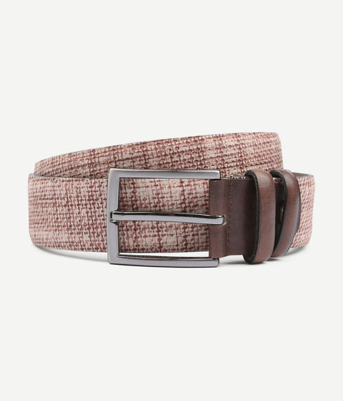 Suitable leren riem mid bruin