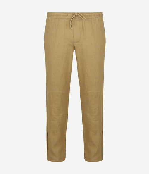 Suitable linnen beach chino beige | Regular-fit