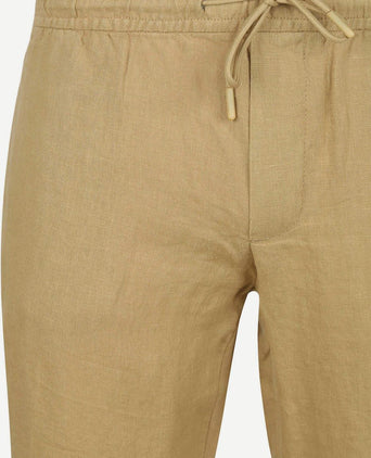Suitable linnen beach chino beige | Regular-fit