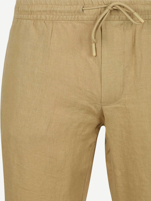 Suitable linnen beach chino beige | Regular-fit