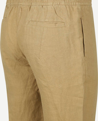Suitable linnen beach chino beige | Regular-fit
