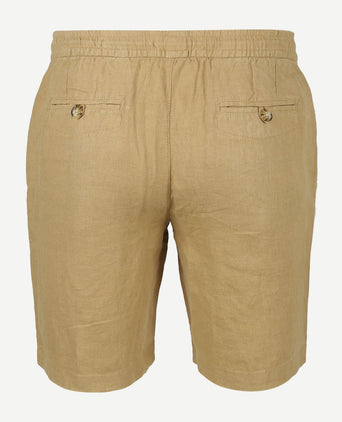 Suitable linnen beach shorts beige | Regular-fit