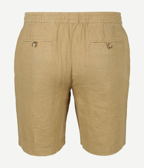 Suitable linnen beach shorts beige | Regular-fit