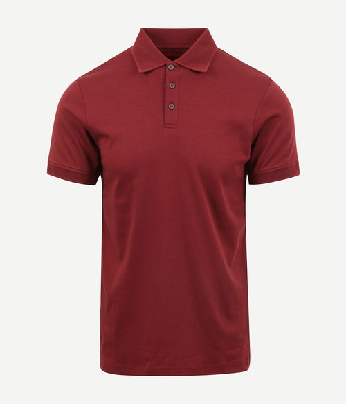 Suitable liquid polo bordeaux | Slim-fit