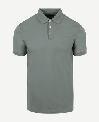 Suitable liquid poloshirt groen | Slim-fit