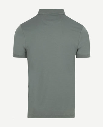 Suitable liquid poloshirt groen | Slim-fit