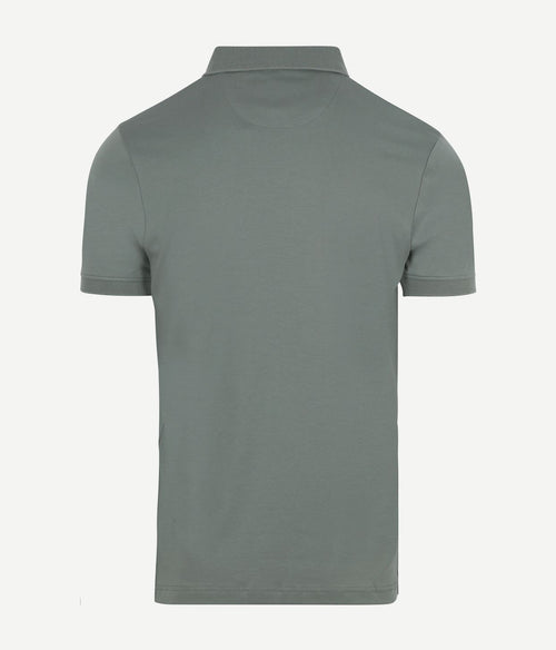 Suitable liquid poloshirt groen | Slim-fit