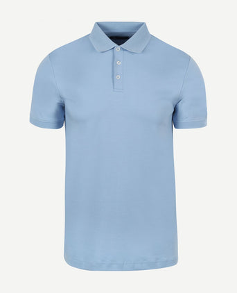 Liquid poloshirt lichtblauw