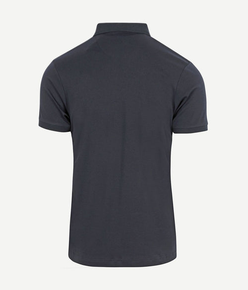 Suitable liquid poloshirt donkerblauw | Slim-fit