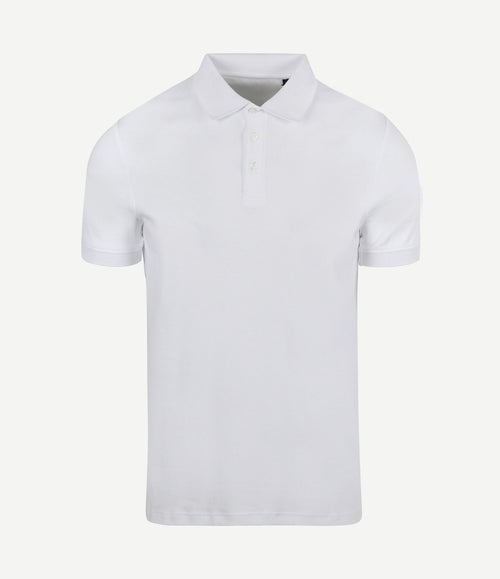 Liquid poloshirt wit