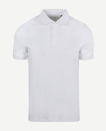 Liquid poloshirt wit